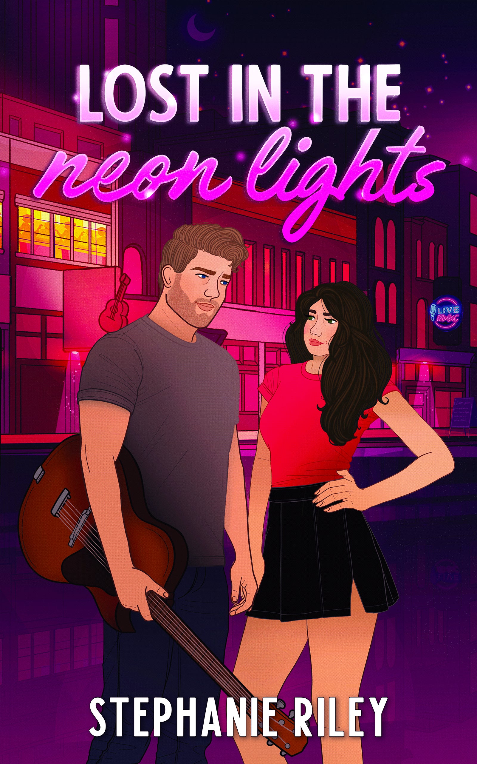 Cover of Lost in the Neon Lights by Stephanie Riley
